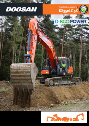 Гусеничні екскаватори Doosan DX350LC-5K