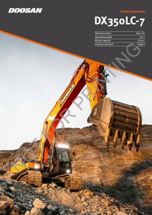 Гусеничні екскаватори Doosan DX350LC-7