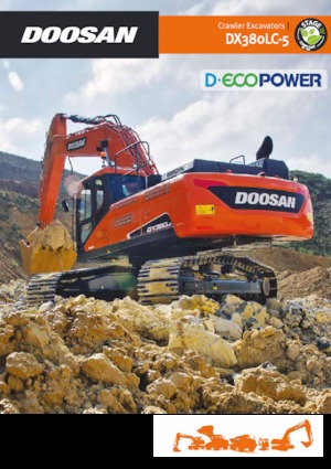 Гусеничні екскаватори Doosan DX380NLC-5