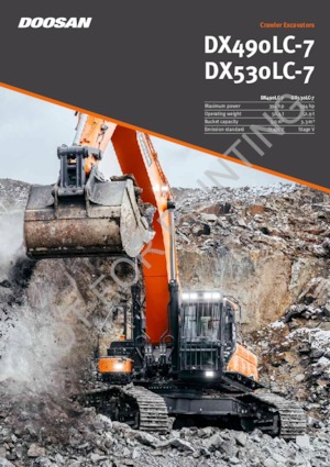 Гусеничні екскаватори Doosan DX490LC-7
