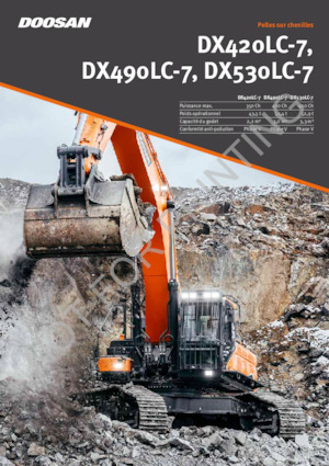Гусеничні екскаватори Doosan DX490LC-7