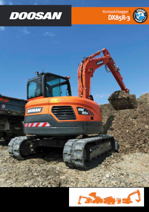 Гусеничні екскаватори Doosan DX85R-3