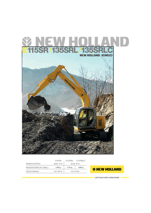 Гусеничні екскаватори New Holland E 115 SR