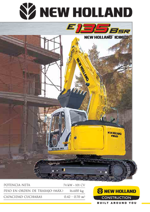 Гусеничні екскаватори New Holland E 135 B SR