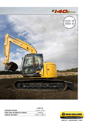 Гусеничні екскаватори New Holland E140C SR LC