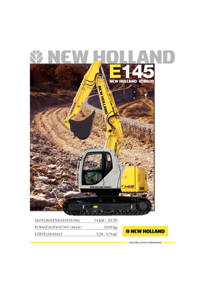 Гусеничні екскаватори New Holland E 145