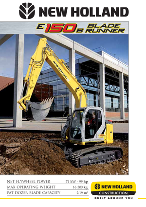 Гусеничні екскаватори New Holland E 150 B Blade Runner