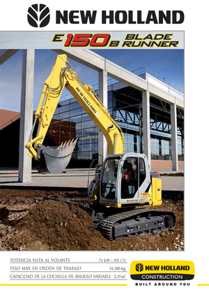 Гусеничні екскаватори New Holland E 150 B Blade Runner