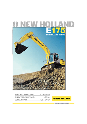 Гусеничні екскаватори New Holland E 175