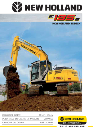 Гусеничні екскаватори New Holland E 195 B EL