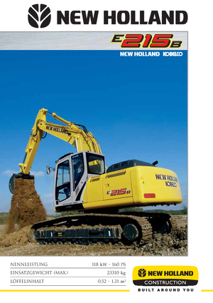 Гусеничні екскаватори New Holland E 215 B EL