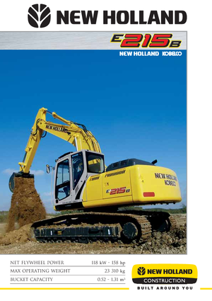 Гусеничні екскаватори New Holland E 215 B EL