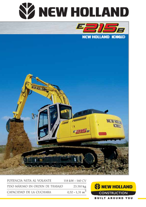 Гусеничні екскаватори New Holland E 215 B EL
