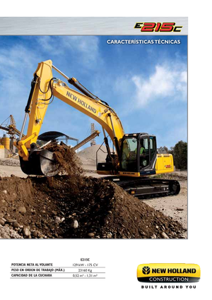 Гусеничні екскаватори New Holland E215C LC