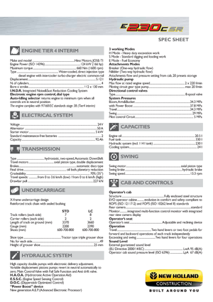 Гусеничні екскаватори New Holland E230C SR
