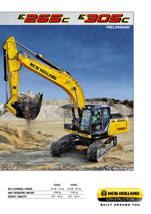 Гусеничні екскаватори New Holland E305C