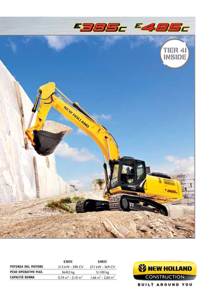 Гусеничні екскаватори New Holland E385C LC