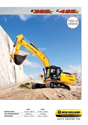 Гусеничні екскаватори New Holland E385C LC