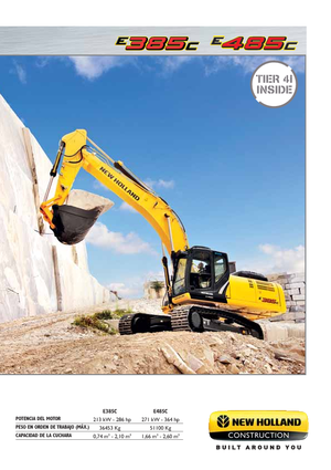 Гусеничні екскаватори New Holland E385C LC