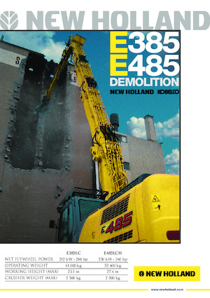 Гусеничні екскаватори New Holland E 385