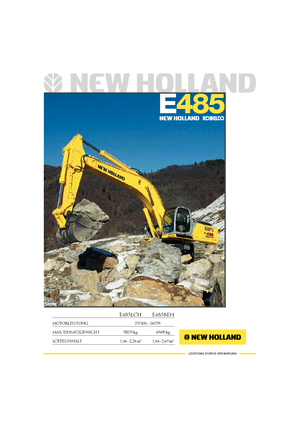 Гусеничні екскаватори New Holland E 485