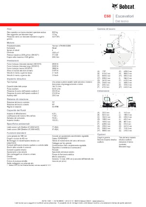 Гусеничні екскаватори Bobcat E 60