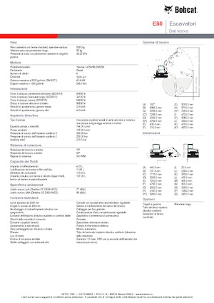 Гусеничні екскаватори Bobcat E 80