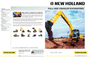 Гусеничні екскаватори New Holland E130