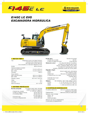 Гусеничні екскаватори New Holland E145C EVO