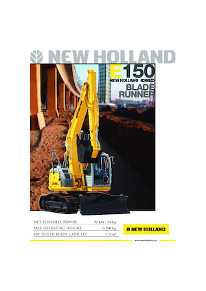 Гусеничні екскаватори New Holland E150 Blade Runner