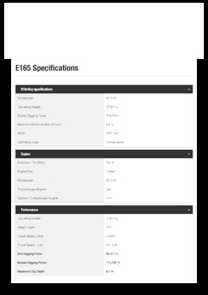 Гусеничні екскаватори Bobcat E165
