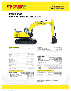 Гусеничні екскаватори New Holland E175C EVO