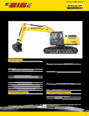 Гусеничні екскаватори New Holland E215C EVO