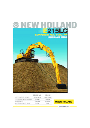 Гусеничні екскаватори New Holland E215LC-ME