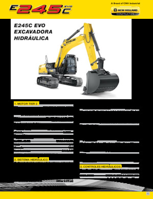 Гусеничні екскаватори New Holland E245C EVO