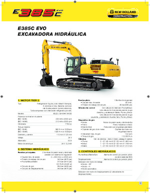 Гусеничні екскаватори New Holland E385C EVO