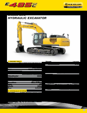 Гусеничні екскаватори New Holland E485C EVO