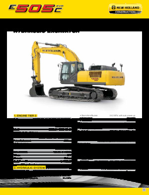 Гусеничні екскаватори New Holland E505C EVO