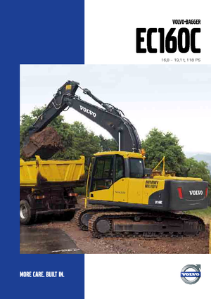 Гусеничні екскаватори Volvo EC160CNL