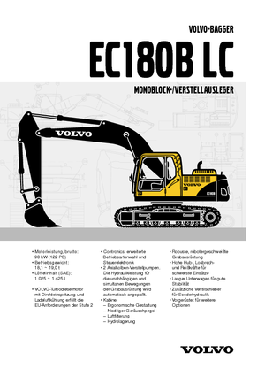 Гусеничні екскаватори Volvo EC180BLC