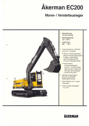 Гусеничні екскаватори Akerman-Volvo EC 200