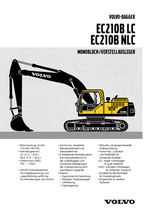 Гусеничні екскаватори Volvo EC210BLC