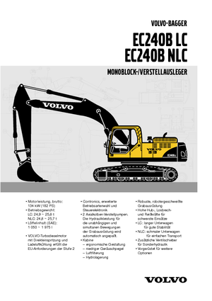 Гусеничні екскаватори Volvo EC240BLC
