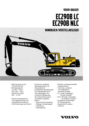 Гусеничні екскаватори Volvo EC290BLC