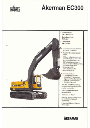 Гусеничні екскаватори Akerman-Volvo EC 300