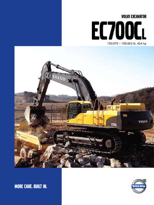 Гусеничні екскаватори Volvo EC700CL