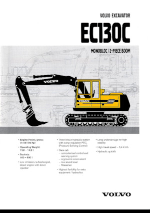 Гусеничні екскаватори Volvo EC130C