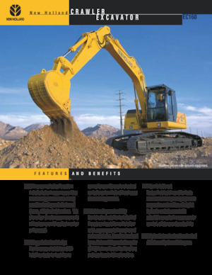 Гусеничні екскаватори New Holland EC160