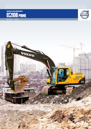 Гусеничні екскаватори Volvo EC210B Prime