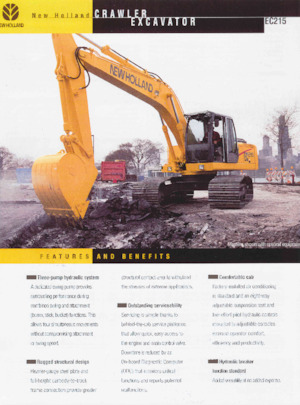 Гусеничні екскаватори New Holland EC215